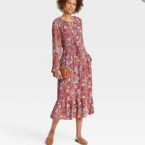 Knox Rose Floral Dress Size Medium NWOT